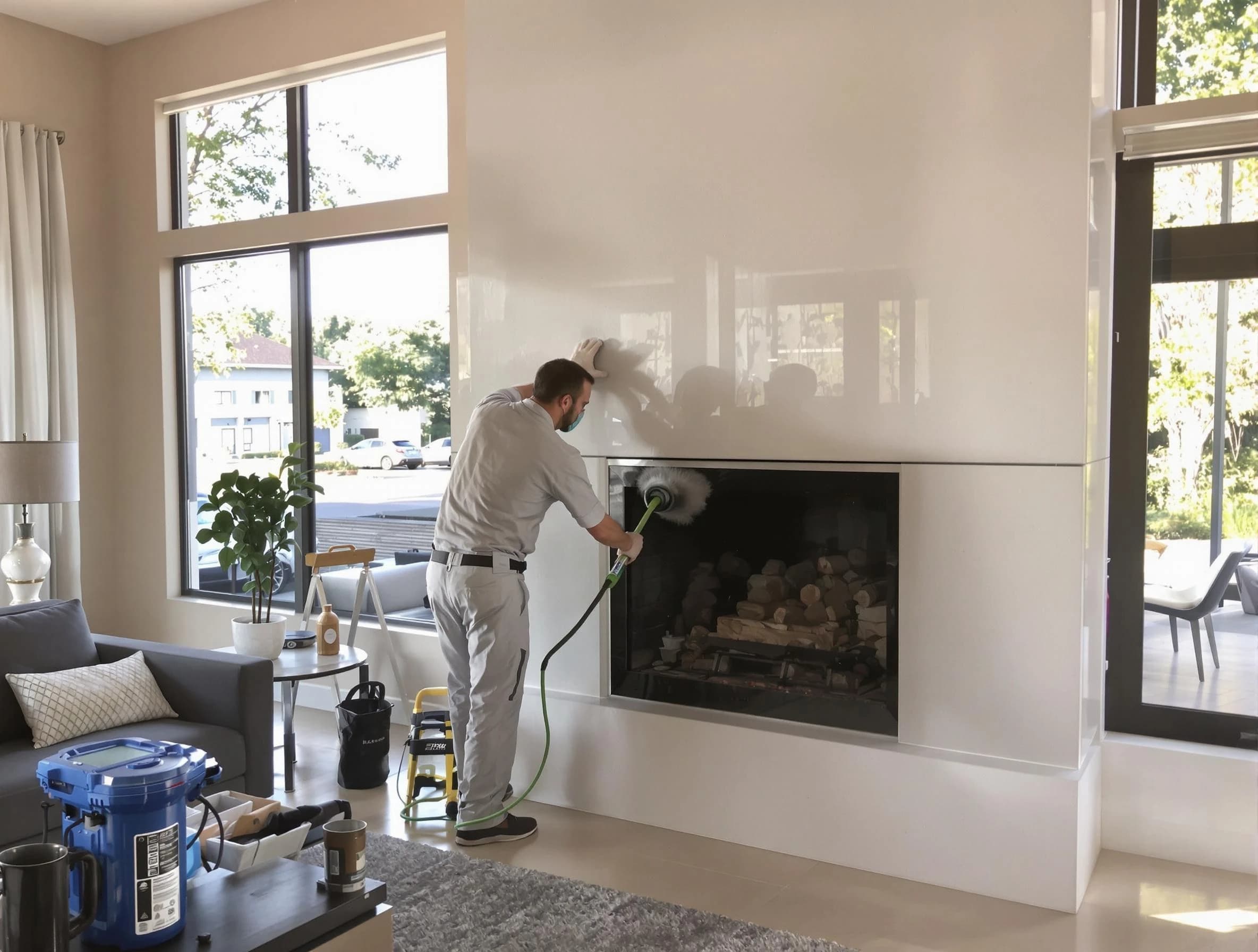 La Cienega Chimney Sweep performing thorough soot removal in La Cienega, NM