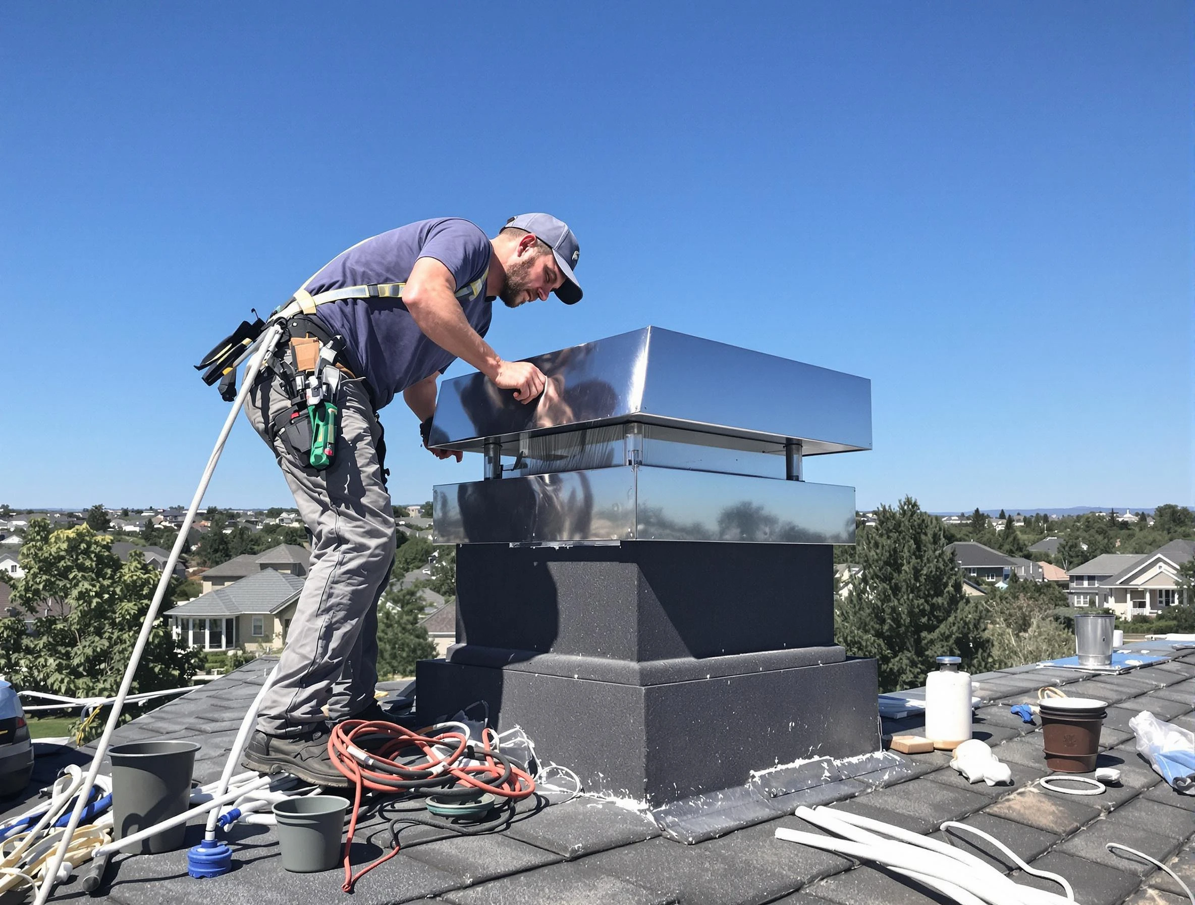 Chimney Cap Services in La Cienega